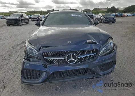 2018 Mercedes-Benz C 300 from USA, damaged, VIN WDDWJ4JB0JF736892